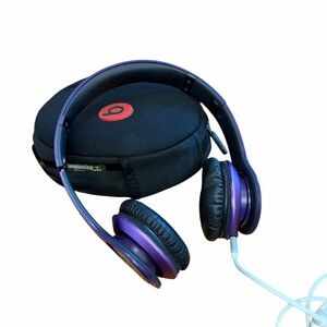 Beats by Dre Purple On-Ear Headphones with Black Cushions